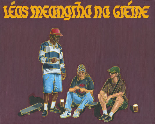 Léas mheangadh na gréine — open edition giclée print